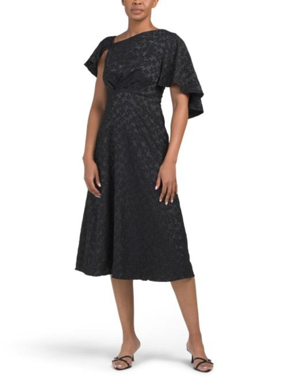 JS COLLECTIONS Primrose Asymmetrical Cocktail Dress